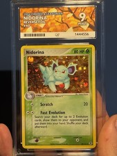 2004 POKEMON EX FIRE RED & LEAF GREEN #40 NIDORINA-REVERSE FOIL ACE 9 picture
