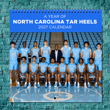 North Carolina Tar Heels 2027 Wall Calendar 12 Month Celebrity Photo Fan picture
