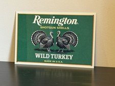 Remington Wild Turkey  Ammunition Vintage Style Metal Sign picture