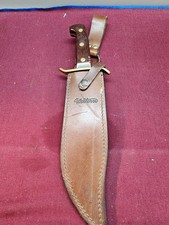 Vtg WESTERN Model W47 Bowie Knife, 7 ½ inch blade with Sheath picture