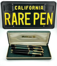 PELIKAN M800 R800 D800 K800 Fountain Pen RB BP MP 4pc set OLD STYLE 14K M MINTY picture