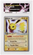 ACE 9 Jolteon EX 109/113 Legendary Ascent World Championship Pokemon Card - Mint picture