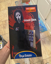 Royal Bobbles Ghost Face Bobblehead Hot Topic Exclusive Halloween Plastic picture
