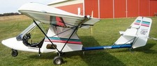 GT 400 Quicksilver Ultralight USA Airplane Mahogany Wood Model Small New picture