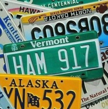 Authentic License Plate - ALL 50 STATES Available + Territories NICE Plates picture