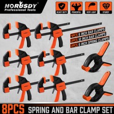 8PC Bar Clamps 12