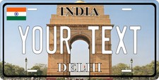 Delhi India City Asia Novelty License Plate Custom Auto Bike Motorcycle picture