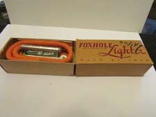 New Vintage WWIl Era 1940's Wind-King Foxhole Blackout Rope Lighter In Box picture