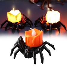 Halloween Festival Atmosphere Creative Halloween Spider Candlestick Ornaments picture