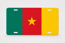 Country Flag Inspired 6x12 Aluminum License Plate Pick Your Country Novelty picture