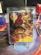 2024 Topps Chrome Star Wars Galaxy Wave Refractor 79/99 Obi-Wan Kenobi picture