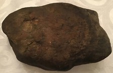 New Hampshire Heavy Brown Natural Stone Dug Near Bedrock abt 3 Pounds 7.3 Ounces picture