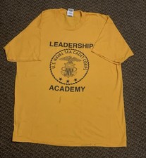 Vintage 1995 US Naval Sea Cadet Corps Leadership Acad Double Stitched T-shirt XL picture