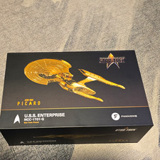 Fanhome Gold-Plates U.S.S. Enterprise NCC-1701-G Replica picture