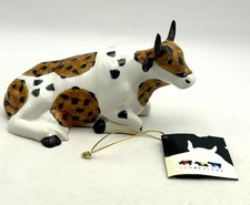 CowParade Cookies 'n Cream Cow Figurine #7305 2003 Westland w/ Tag Retired picture