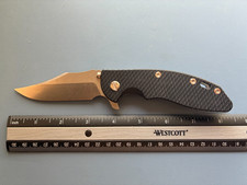 Green thorn jufule XM 18 knife, titanium and black g10 handle, 9cr18mov - O55 picture