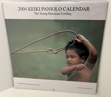 2004 Keiki Paniolo Calendar The Young Hawaiian Cowboy Western Ranch Hawaii VTG picture