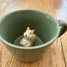 Squirrel DIHO Club Squirrel Ceramic Cup Medium, Light Green picture