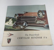 1956 Chrysler V-8 WINDSOR NASSAU NEWPORT Car Dealer Showroom Sales Brochure picture