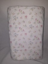 Simply Shabby Chic ~ Cotton Candy Floral ~ King Flat ~ Very Nice Condition picture