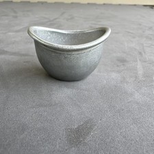 Vintage Lavoptik Eyewash Co. Silver Aluminum Collectible Eye Wash Cup picture