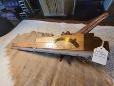 Vintage Antique Kellogg Boxwood Folding Square Pat. 1880 Exc. picture