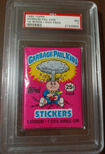 1985 Topps OS1 GPK Garbage Pail Kids 1st Series 1 Wax Pack PSA 7 NM WITH .25c picture