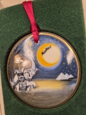 Bing And Grondahl Christmas Around The World Porcelain Christmas Ornament 1996 picture