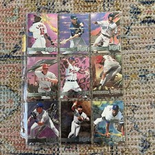 1996/97 Metal Universe MLB Baseball Trading Card Lot Of 9 Cards Rare picture