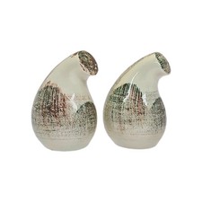 Vintage Vernonware Raffia Salt & Pepper USA Made