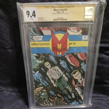 Miracleman (Eclipse) #10 Rare First Print Comic Book CGC 9.4 SS by Jhon Totleben picture