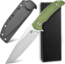 Sitivien ST26 Fixed Blade Knife N690 Steel Blade Micarta Handle Full Tang EDC Fi picture