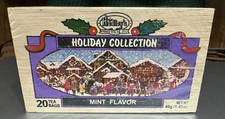 Vintage Ceylon Hedley's Holiday Collection Mint Flavor Wooden Box w/Slide *NEW* picture