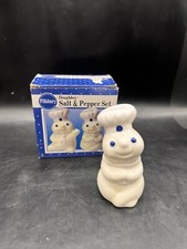 Vintage Pillsbury Doughboy Ceramic Pepper Shaker 1997 B & M Inc. Replacement Pep picture