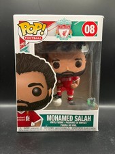 Funko POP Football Liverpool Mohamed Salah #08 Vinyl Figure with Protector picture
