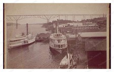 Poughkeepsie New York Bridge Standard Postcard COPY RPPC picture