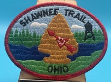 Vintage Shawnee Trail Ohio Camp Oyo BSA Boy Scout Hiking Award Patch NOS picture