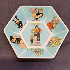 vtg 1968 Dogpatch U.S.A 1968 Capp Enterprises Inc. Hexagon Porcelain Dish bowl picture