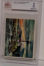 1911 hassan light house series t77 Cape Flattery Light Graded BVG Good 2 picture