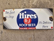 VINTAGE ROOT BEER STORE PORCELAIN SIGN 10