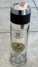 VINTAGE 1959 CHRISTMAS CALVERT RESERVE WHISKEY DECANTER BOTTLE (EMPTY)-RARE picture