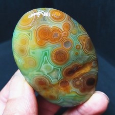 Rare 42G Natural Gobi Agate Eyes Agate/stone Madagascar AB1501 picture