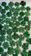 3PC Natural Aventurine Carved Clover Quartz Crystal pendant Reiki Healing 2