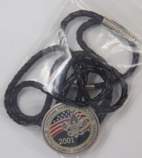 2001 National Scout Jamboree  Values  Leaders Bolo Tie Silver [C-2161] picture