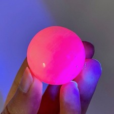 Pink Mangano Calcite Sphere Uv Reactive picture