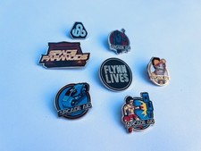 TRON Legacy Flynn Lives Enamel Pin Collection (7) – Rare Disney ARG Campaign Pro picture