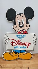 Vintage 1987 Applause Presents The Disney Gift Center Mickey Advertisement Board picture