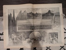 Harper’s Weekly April 23 1887 – Prairie Letter-Box, Denver Centerfold, Remington picture