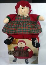 Mrs Claus Plush Shelf Sitter Christmas Roly Poly RARE Costco Holiday Santa Decor picture