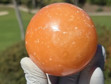 Orange Calcite, Stone of Creativity, Confidence & Joy (65 mm 445 gm) From Mexico picture